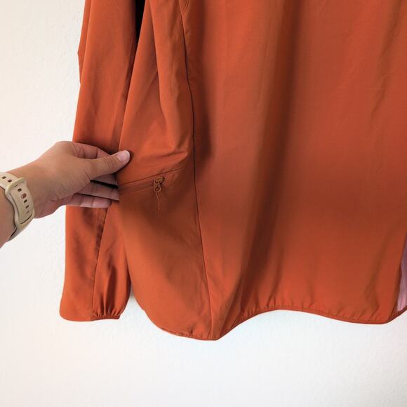 NWT Arc'teryx Sima Pullover Hoodie Jacket Women's‎ XL Orange Pink Hiking RARE - Picture 12 of 13